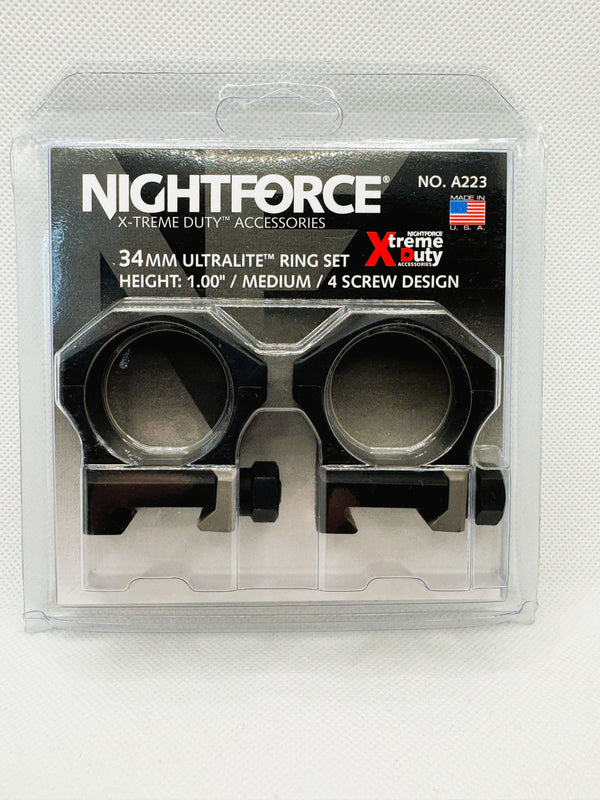 Nightforce Ultralite Rings X-Treme Duty