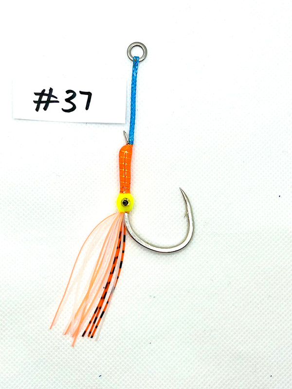 size 3/0 single hook, Jigging Assist Hooks