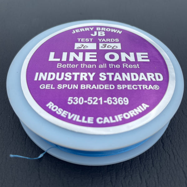 Jerry Brown Line One,  Standard Braid 20LB , 300 Yards, Blue