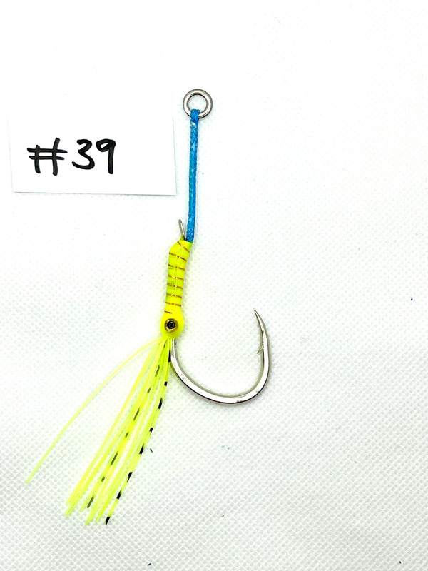 size 3/0 single hook, Jigging Assist Hooks