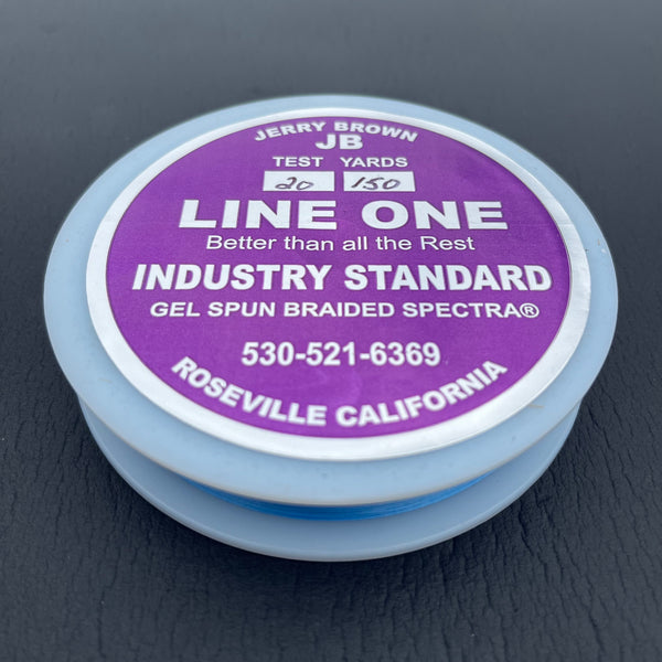 Jerry Brown Line One, Standard Braid 20LB , 150 Yards, Blue