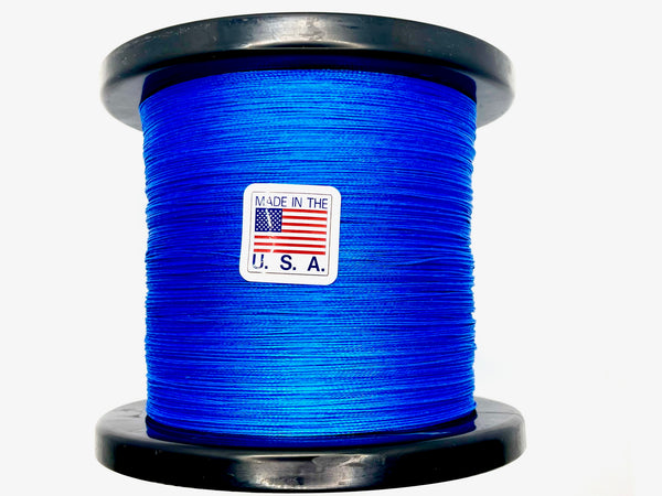 Tight Line Braid, 8 strand Solid Braid, Blue